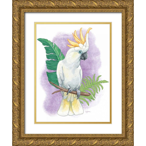 Tropical Flair III Gold Ornate Wood Framed Art Print with Double Matting by Urban, Mary