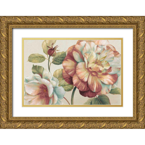 Romantic Afternoon Light II Spice Gold Ornate Wood Framed Art Print with Double Matting by Audit, Lisa