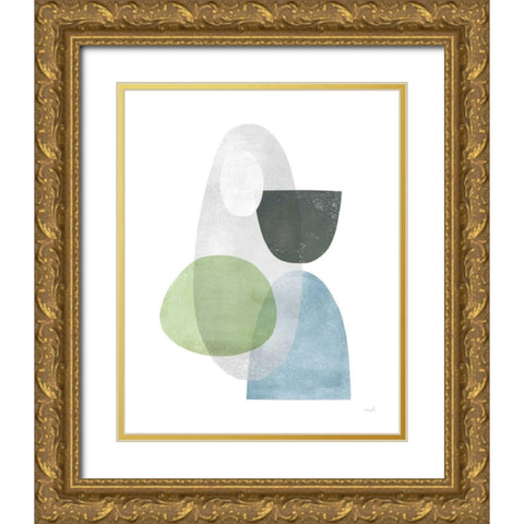 Whispers II Gold Ornate Wood Framed Art Print with Double Matting by Hershey, Moira