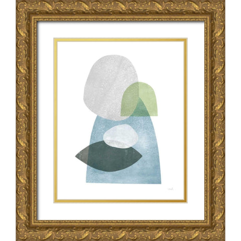 Whispers III Gold Ornate Wood Framed Art Print with Double Matting by Hershey, Moira