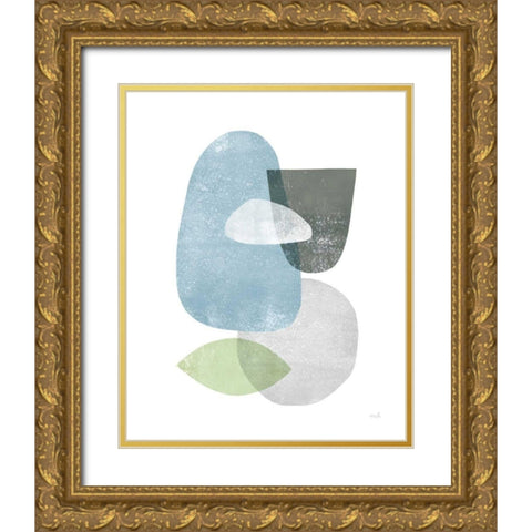 Whispers IV Gold Ornate Wood Framed Art Print with Double Matting by Hershey, Moira