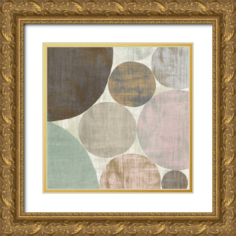 Circulation II v2 Hygge Gold Ornate Wood Framed Art Print with Double Matting by Mullan, Michael