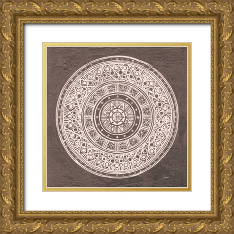 Seville IV FB Spice Gold Ornate Wood Framed Art Print with Double Matting by Lovell, Kathrine
