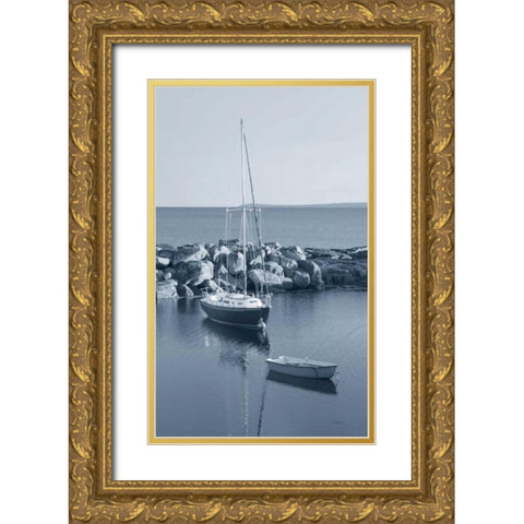 By the Sea II no Border Gold Ornate Wood Framed Art Print with Double Matting by Audit, Lisa