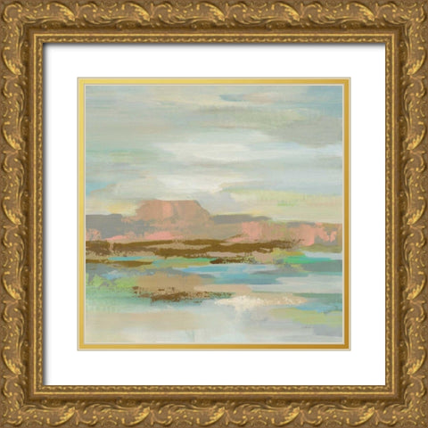 Spring Desert II v2 Gold Ornate Wood Framed Art Print with Double Matting by Vassileva, Silvia