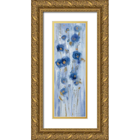 Seaside Flowers II Gold Ornate Wood Framed Art Print with Double Matting by Vassileva, Silvia