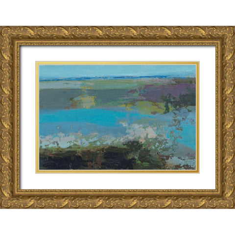 Killala Bay IV Gold Ornate Wood Framed Art Print with Double Matting by Dowling, Grainne