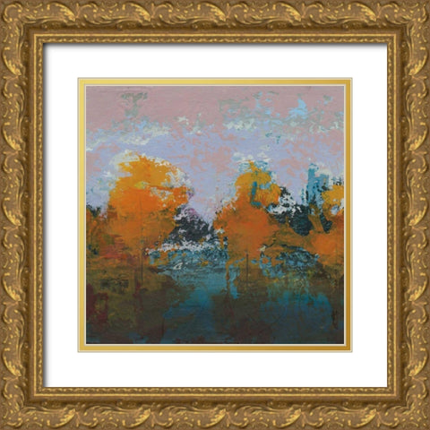 Blackrath Gold Ornate Wood Framed Art Print with Double Matting by Dowling, Grainne