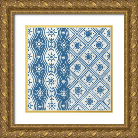 Windjammer VI Gold Ornate Wood Framed Art Print with Double Matting by Lovell, Kathrine