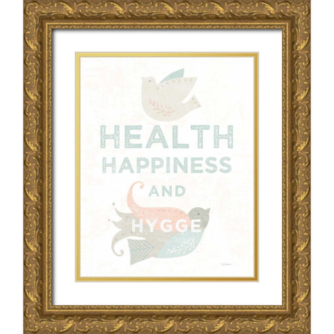 Cozy Hygge II Dark Gold Ornate Wood Framed Art Print with Double Matting by Schlabach, Sue