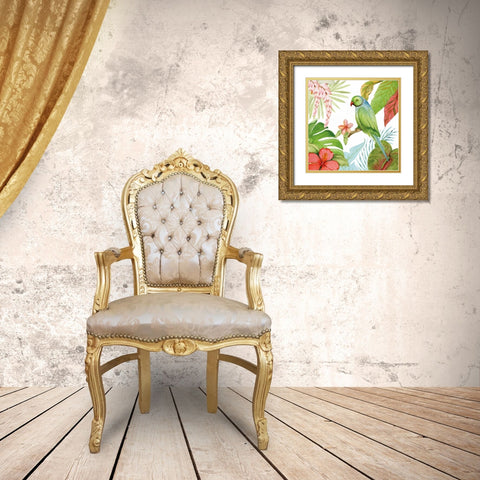 Treasures of the Tropics VII Gold Ornate Wood Framed Art Print with Double Matting by McKenna, Kathleen Parr