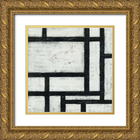 Labyrinth II Gold Ornate Wood Framed Art Print with Double Matting by Hershey, Moira