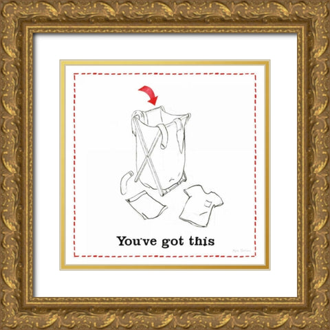 Home Improvement II Gold Ornate Wood Framed Art Print with Double Matting by Sullivan, Myles