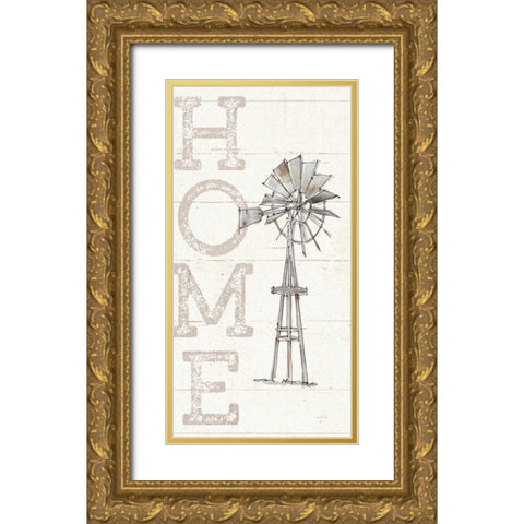 Farm Memories III Home Crop Gold Ornate Wood Framed Art Print with Double Matting by Tavoletti, Anne
