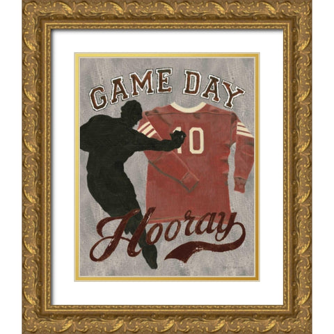 Game Day I Gold Ornate Wood Framed Art Print with Double Matting by Fabiano, Marco