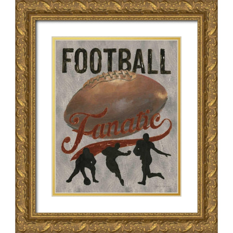 Game Day V Gold Ornate Wood Framed Art Print with Double Matting by Fabiano, Marco