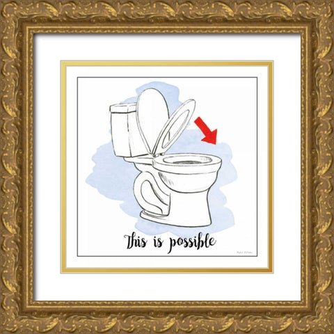 Home Improvement VI with Color Scrip Gold Ornate Wood Framed Art Print with Double Matting by Sullivan, Myles