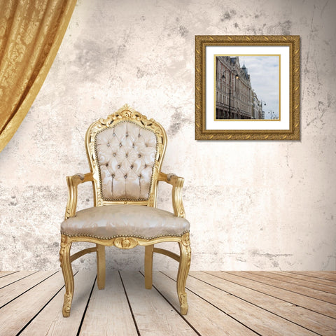 The Strand Lights Gold Ornate Wood Framed Art Print with Double Matting by Bevan, Keri