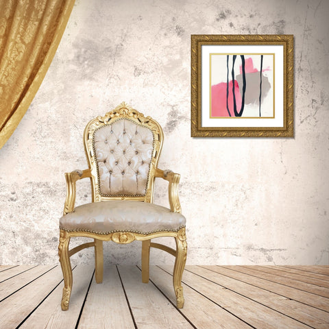 Somersault I Gold Ornate Wood Framed Art Print with Double Matting by Schick, Mike