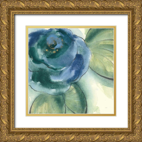 Wannabe Poppies V Gold Ornate Wood Framed Art Print with Double Matting by Paschke, Chris