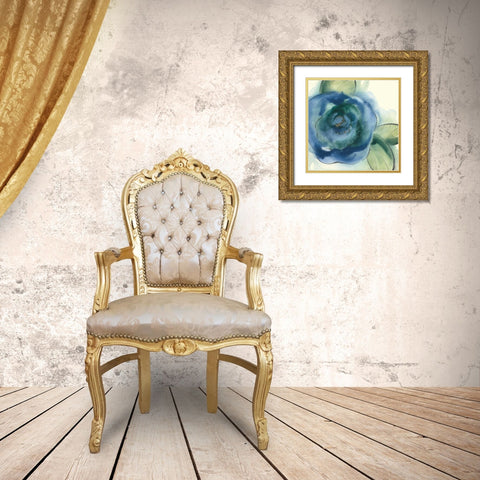 Wannabe Poppies VI Gold Ornate Wood Framed Art Print with Double Matting by Paschke, Chris