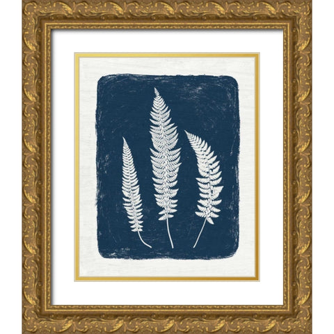 Forest Shadows II Gold Ornate Wood Framed Art Print with Double Matting by Hershey, Moira