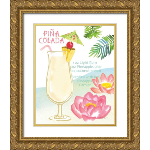 Tropical Getaway II Gold Ornate Wood Framed Art Print with Double Matting by Grove, Beth