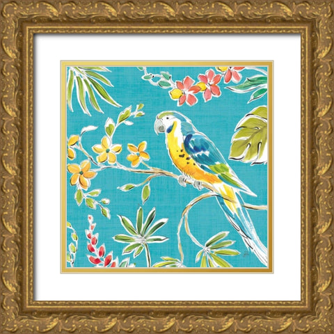 Tropical Oasis IV Gold Ornate Wood Framed Art Print with Double Matting by Brissonnet, Daphne