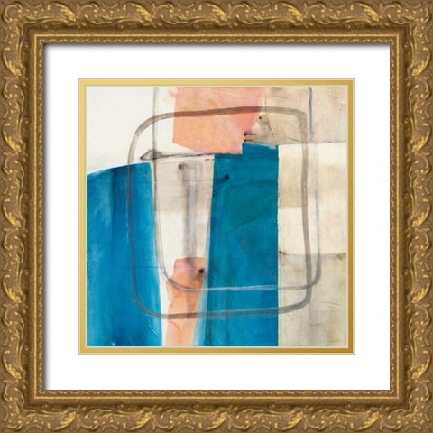 Passage I v2 Gold Ornate Wood Framed Art Print with Double Matting by Schick, Mike