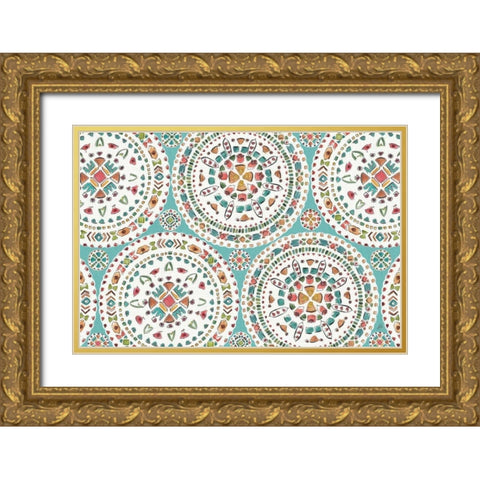 Desert Bloom XII Gold Ornate Wood Framed Art Print with Double Matting by Brissonnet, Daphne