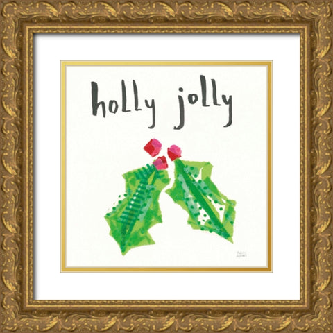Joyful Season II Gold Ornate Wood Framed Art Print with Double Matting by Averinos, Melissa