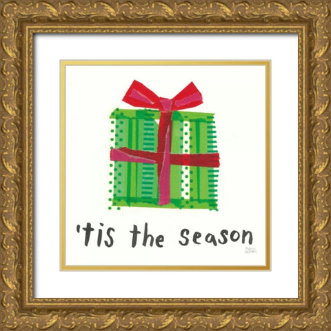 Joyful Season III Gold Ornate Wood Framed Art Print with Double Matting by Averinos, Melissa
