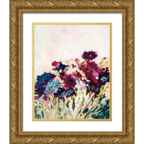 In Bloom Gold Ornate Wood Framed Art Print with Double Matting by Griggs, Jan