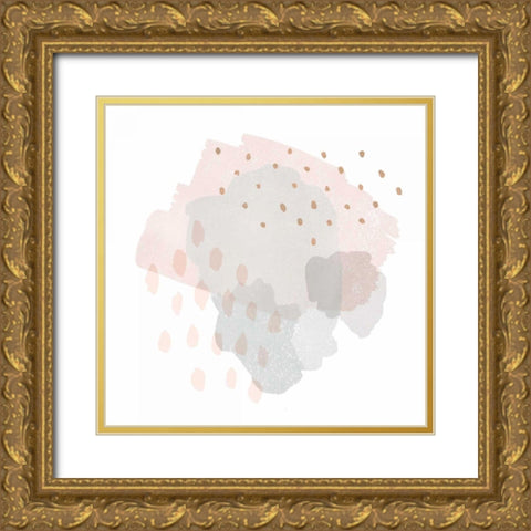 Lovely Blush II Gold Ornate Wood Framed Art Print with Double Matting by Hershey, Moira