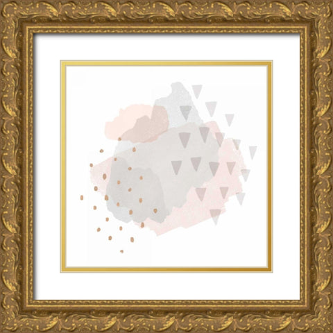 Lovely Blush IV Gold Ornate Wood Framed Art Print with Double Matting by Hershey, Moira