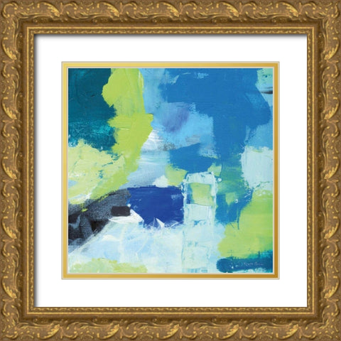 Mountain Reflection II Gold Ornate Wood Framed Art Print with Double Matting by Zaman, Farida