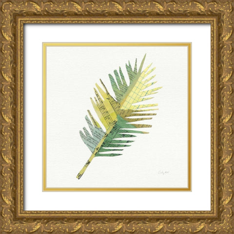 Tropical Fun Palms I Gold Ornate Wood Framed Art Print with Double Matting by Prahl, Courtney