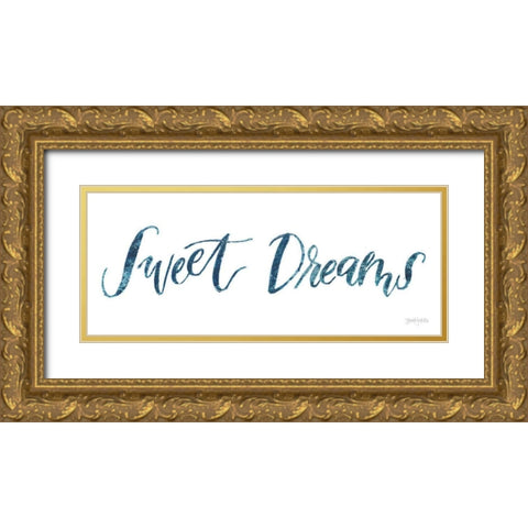 Sweet Baby Boy II Gold Ornate Wood Framed Art Print with Double Matting by Jackson, Jenaya