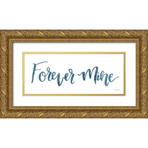 Sweet Baby Boy V Gold Ornate Wood Framed Art Print with Double Matting by Jackson, Jenaya