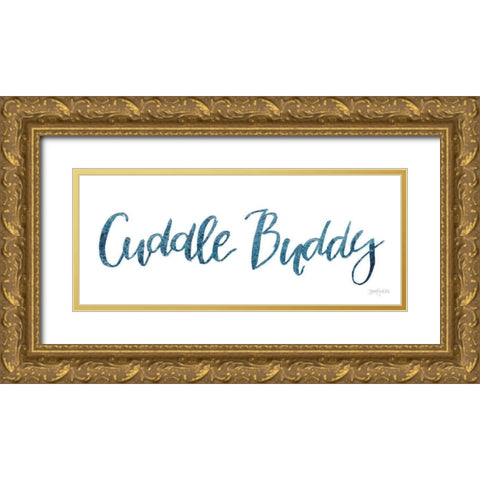 Sweet Baby Boy VI Gold Ornate Wood Framed Art Print with Double Matting by Jackson, Jenaya