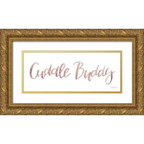 Sweet Baby Girl VI Gold Ornate Wood Framed Art Print with Double Matting by Jackson, Jenaya