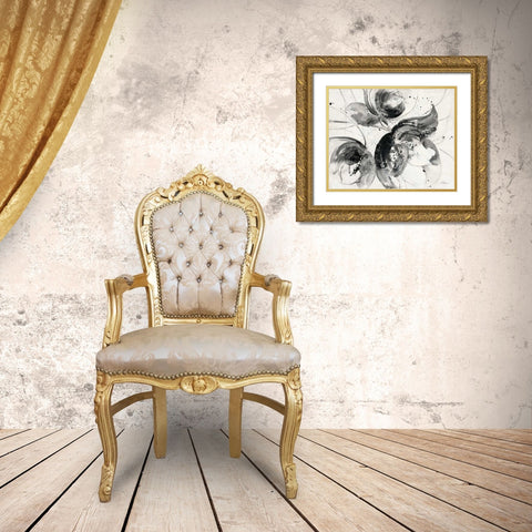 Bold II Gold Ornate Wood Framed Art Print with Double Matting by Hristova, Albena