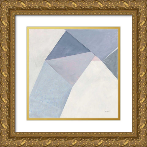 Paper Work I Gold Ornate Wood Framed Art Print with Double Matting by Schick, Mike