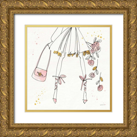 Fashion Feet IV Gold Ornate Wood Framed Art Print with Double Matting by Tavoletti, Anne