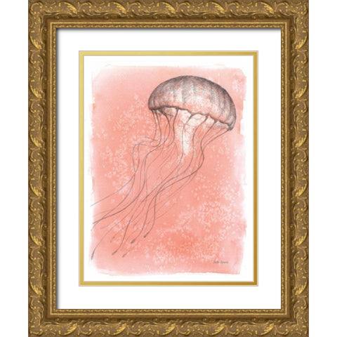 Coastal Sea Life IV Gold Ornate Wood Framed Art Print with Double Matting by Grove, Beth