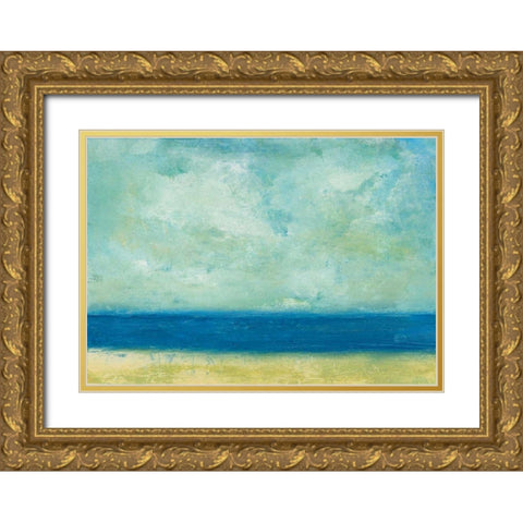 On the Cape IV Gold Ornate Wood Framed Art Print with Double Matting by Warrick, Cheryl