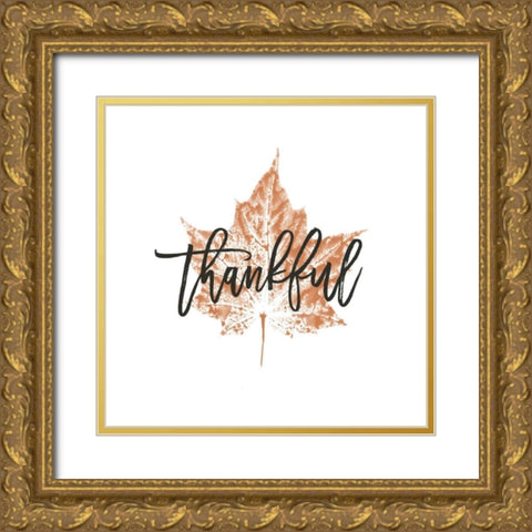 Harvest Sentiments VI Gold Ornate Wood Framed Art Print with Double Matting by Hershey, Moira