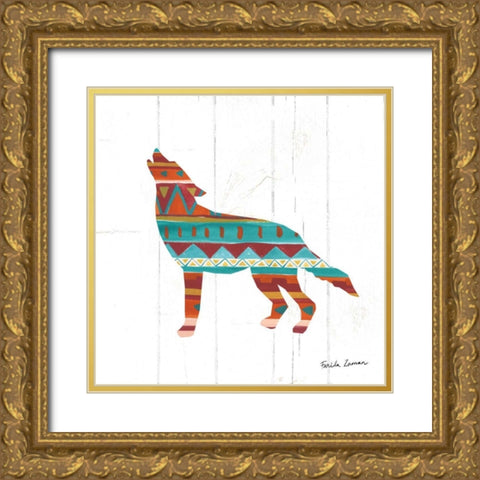 Southwestern Vibes VI Gold Ornate Wood Framed Art Print with Double Matting by Zaman, Farida