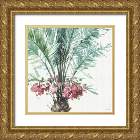 Mixed Greens V Gold Ornate Wood Framed Art Print with Double Matting by Audit, Lisa