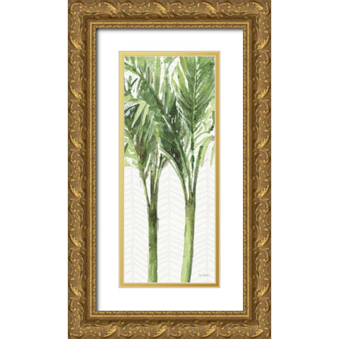 Mixed Greens XI Gold Ornate Wood Framed Art Print with Double Matting by Audit, Lisa